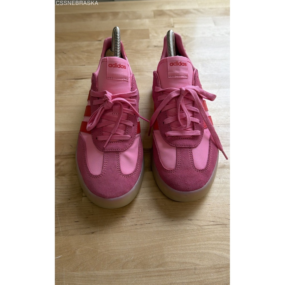 Adidas Barreda Decode Bliss Pink Pure Ruby Red Sneakers JR1217 Womens Size 7